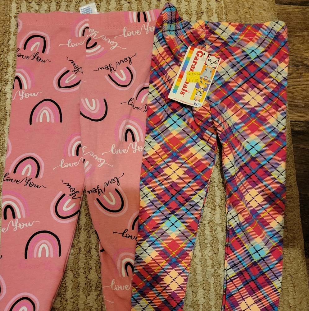 Carter's Pink Leggings Comfortable Stretchy Bottoms